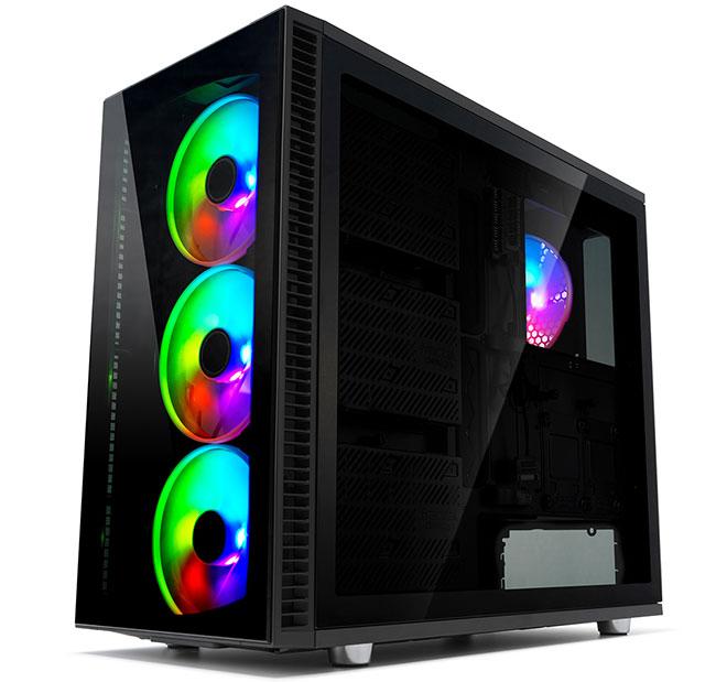 Fractal Design Define S2 Vision RGB Blackout - PC cases - LDLC
